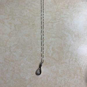 Necklace Black & White Diamonds Sterling Silver